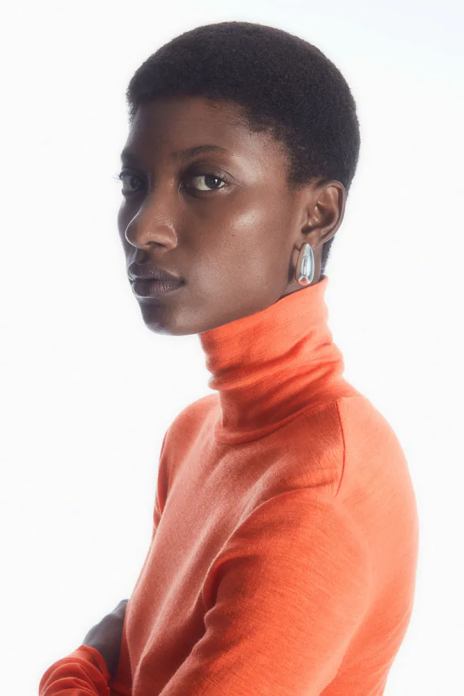 Водолазка из шерсти мериноса COS