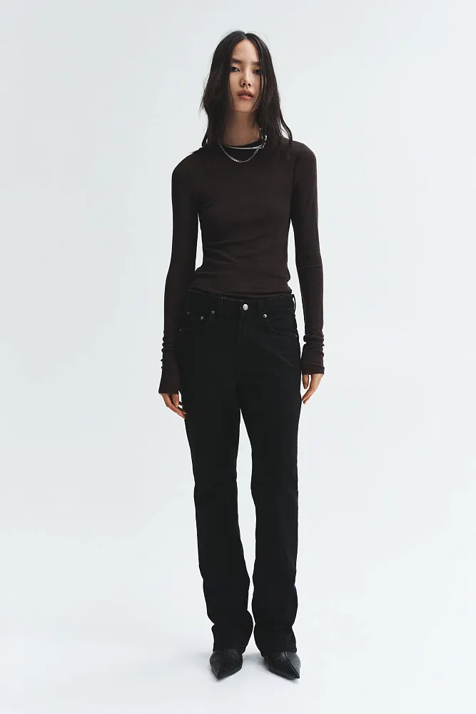 Лонгслив из тонкой шерсти мериноса Лонгслив из тонкой шерсти мериноса