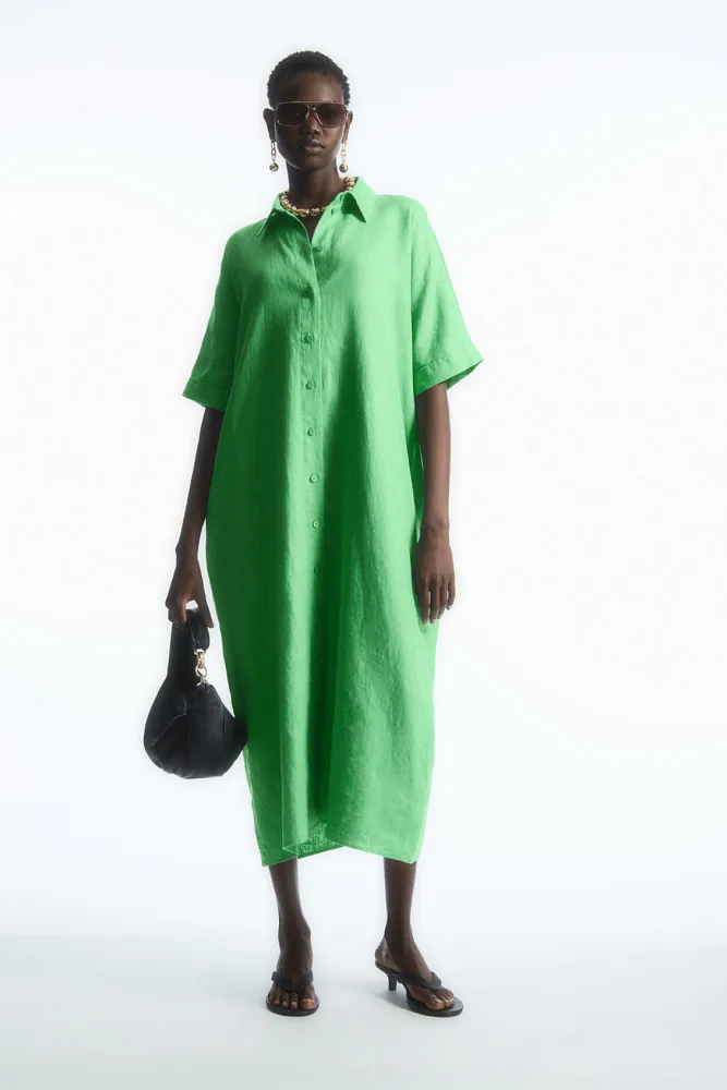 Платье-рубашка с поясом COS