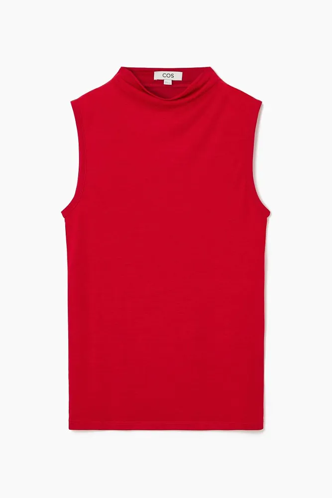 Топ с высоким воротом COS