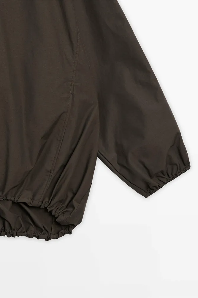 Объемная парка из смесового хлопка MASSIMO DUTTI