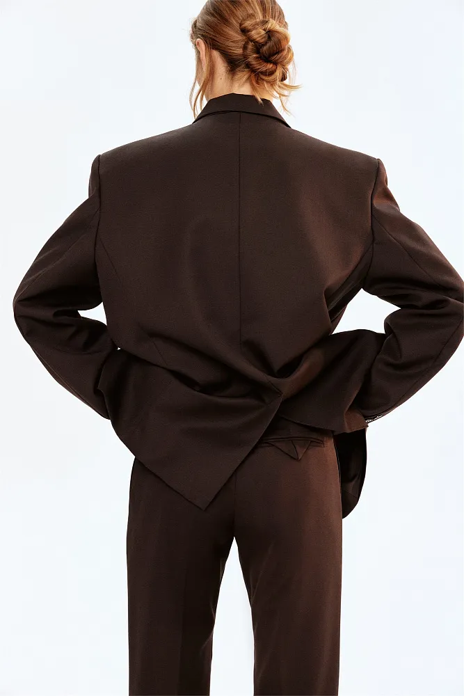 Брюки из смесовой шерсти H&M Premium Selection