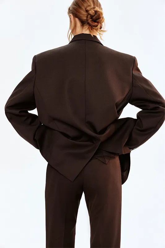 Брюки из смесовой шерсти H&M Premium Selection Брюки из смесовой шерсти H&M Premium Selection