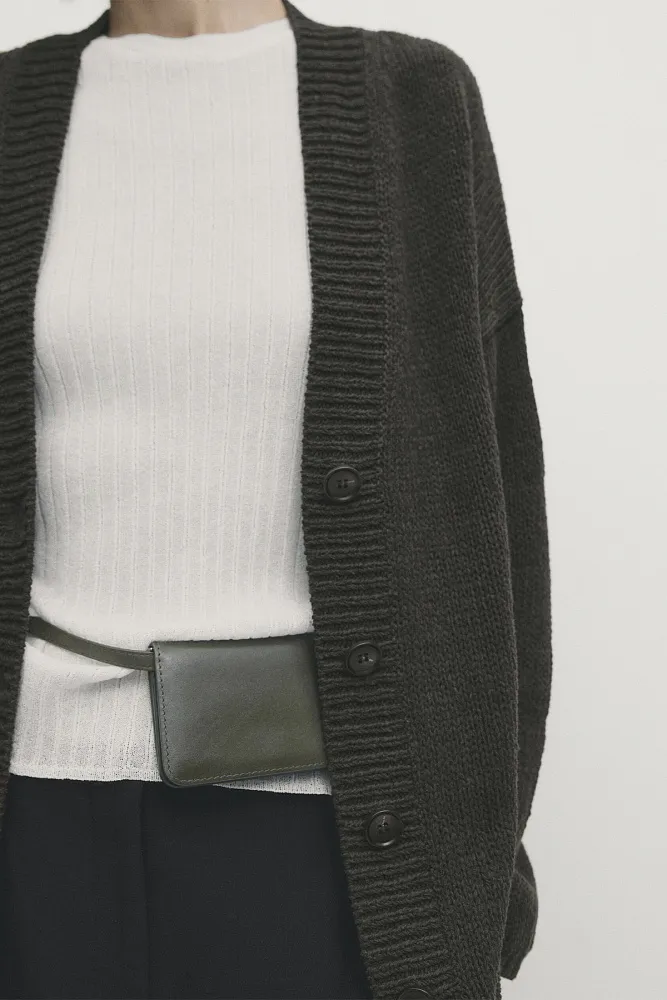 Вязаный кардиган MASSIMO DUTTI