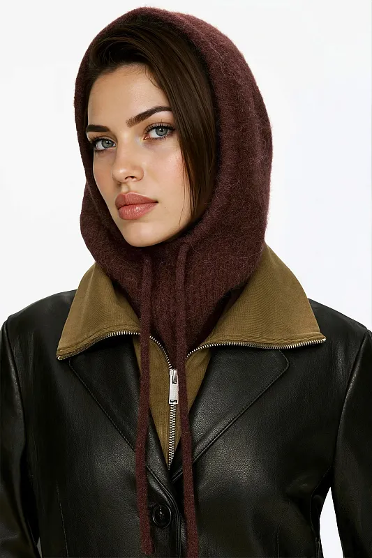 Балаклава из смеси альпаки и шерсти