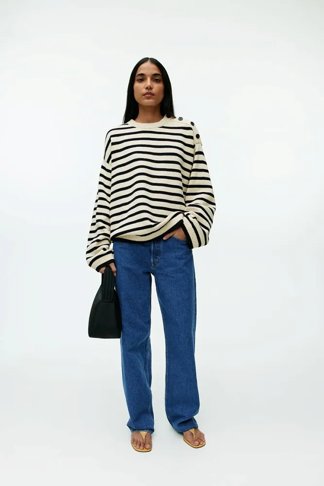 Джемпер хлопковый oversize ARKET