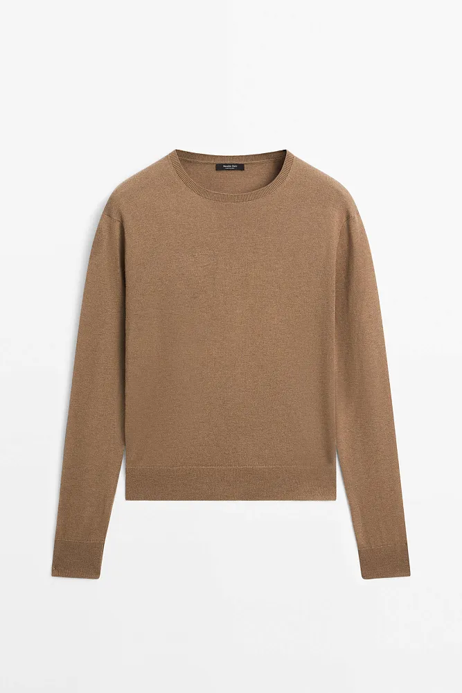 Джемпер из смесовой шерсти MASSIMO DUTTI