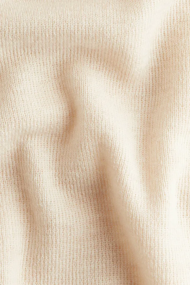 Лонгслив из тонкой смеси кашемира H&M Premium Selection