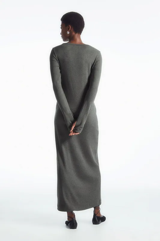 Платье миди в рубчик COS Платье миди в рубчик COS