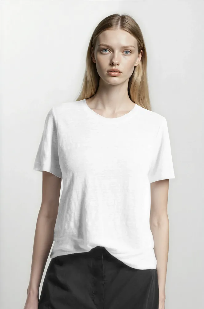 Льняная футболка