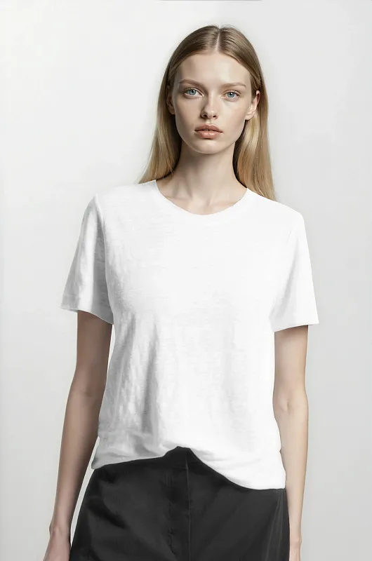 Льняная футболка