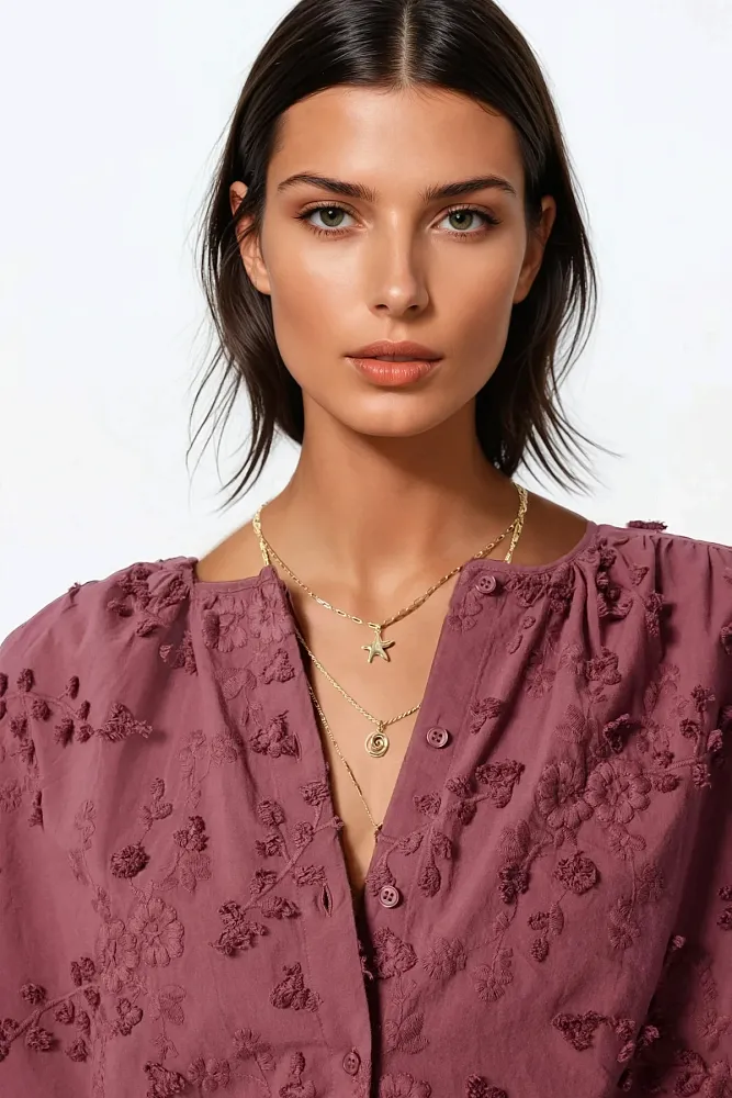 Блуза свободного кроя с рукавами-фонариками & OTHER STORIES