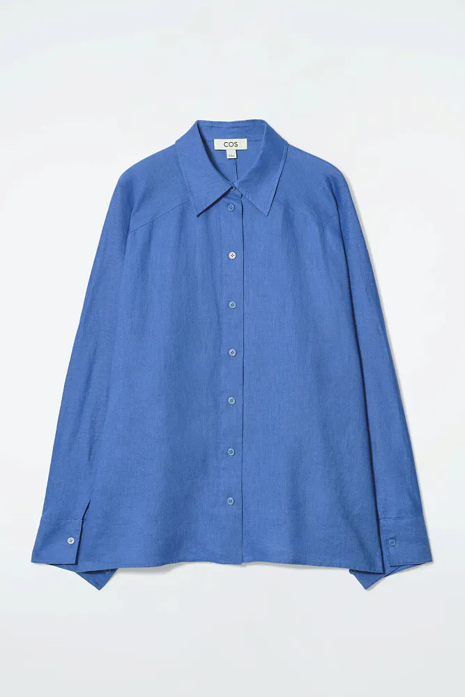 Льняная рубашка свободного кроя COS