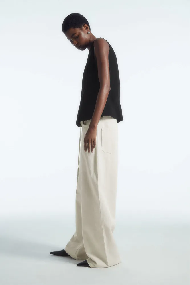 Широкие брюки на кулиске COS