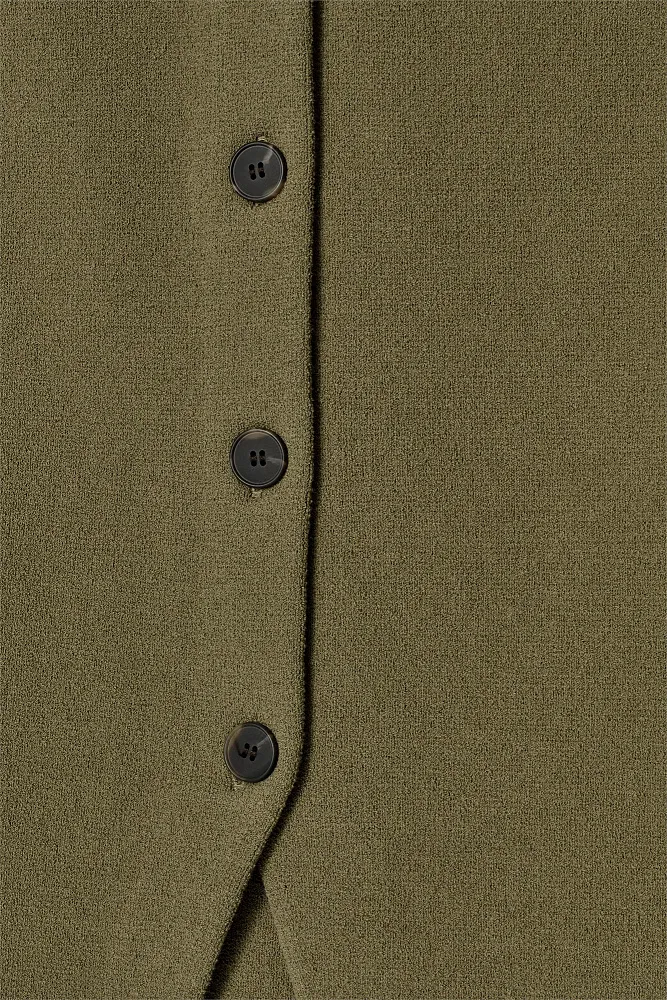 Вязаный хлопковый жилет COS