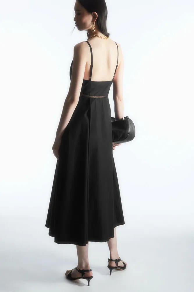 Платье-комбинация с v-образным вырезом COS