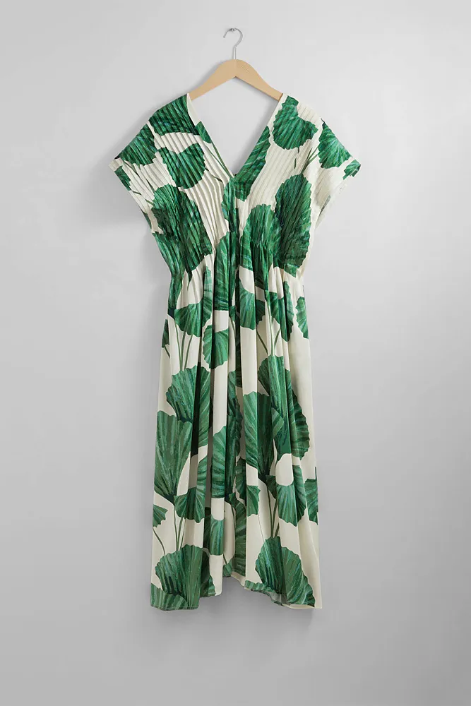 Плиссированное платье миди & OTHER STORIES