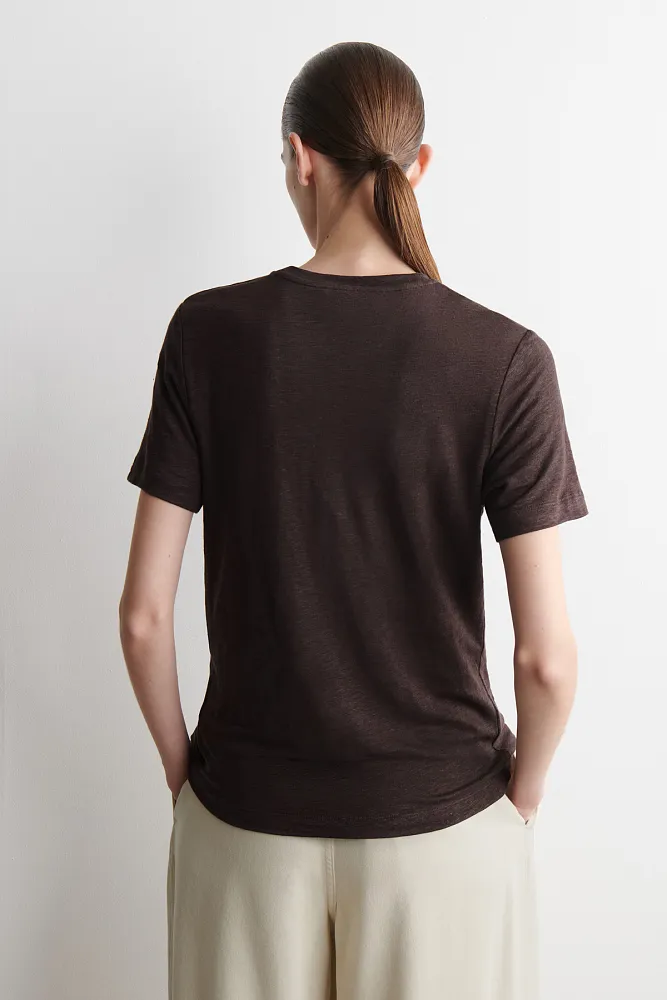 Льняная футболка COS