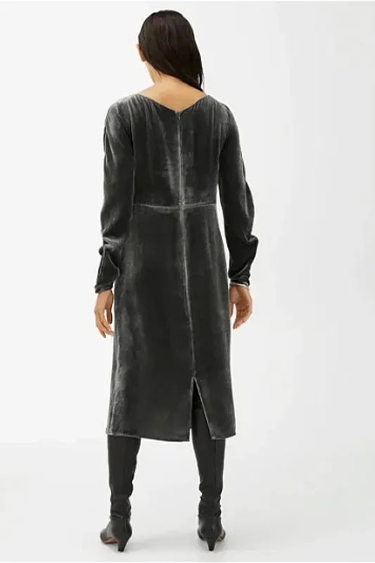 Бархатное платье со сборками ARKET Бархатное платье со сборками ARKET