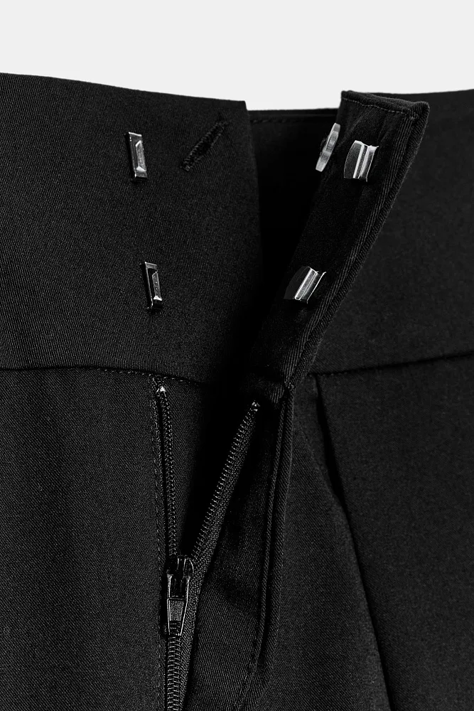 Брюки Balloon с защипами ZARA