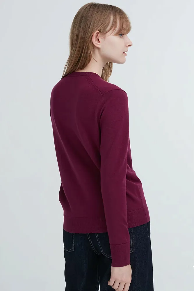 Джемпер из тонкой шерсти мериноса UNIQLO