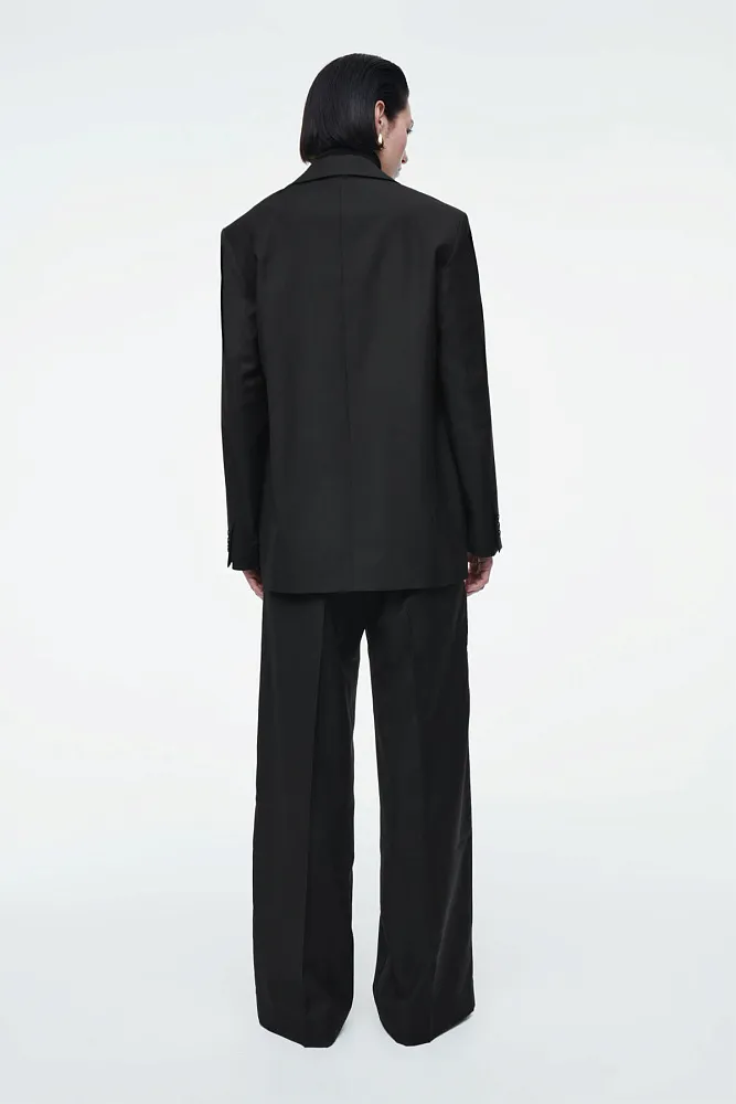 Прямые шерстяные брюки COS