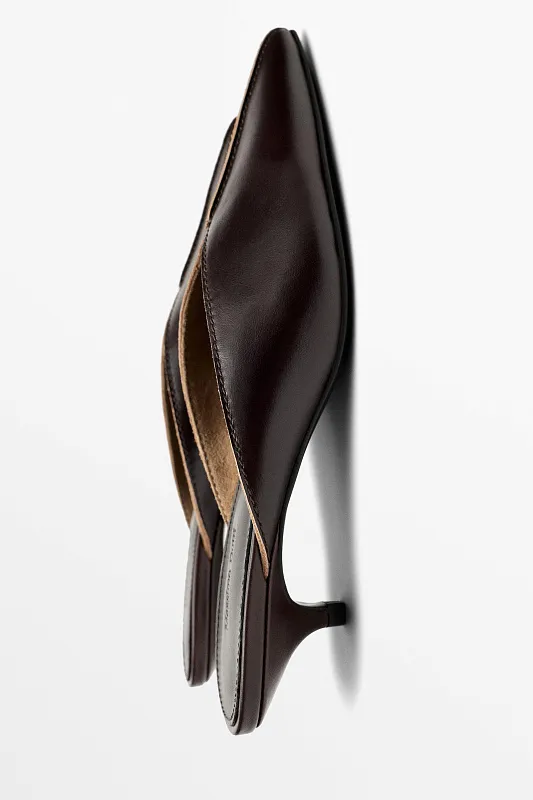 Мюли на каблуке MASSIMO DUTTI Мюли на каблуке MASSIMO DUTTI