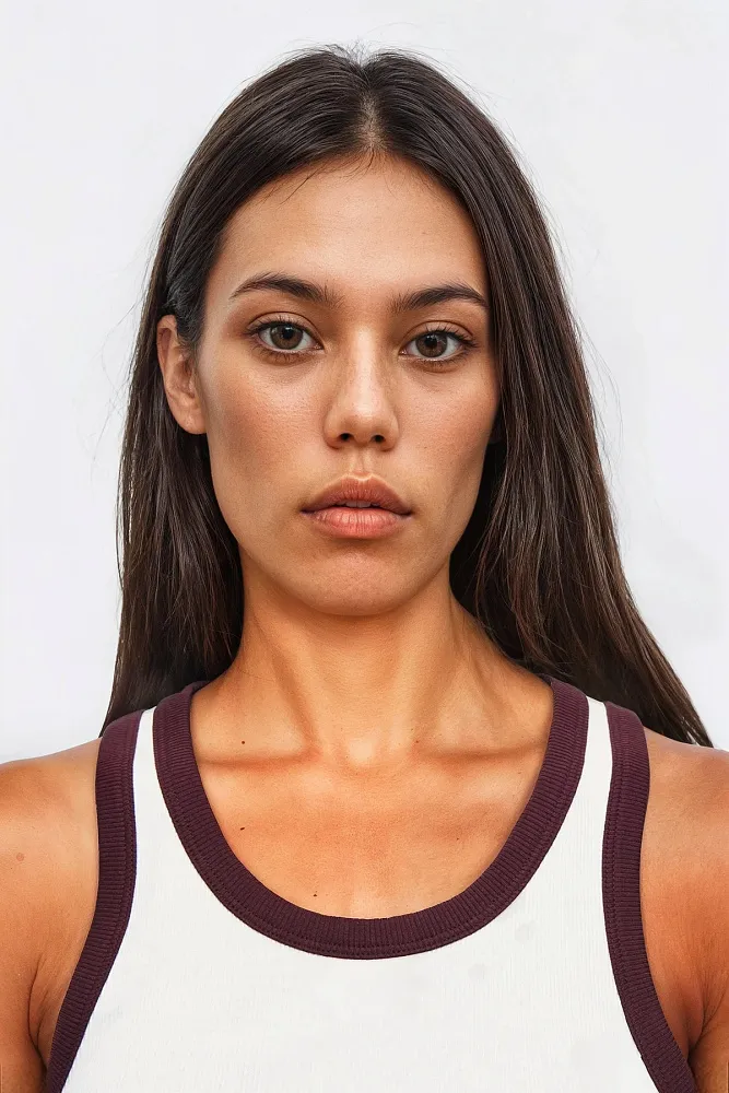 Майка в рубчик COS