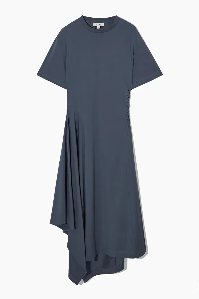Асимметричное платье-футболка COS