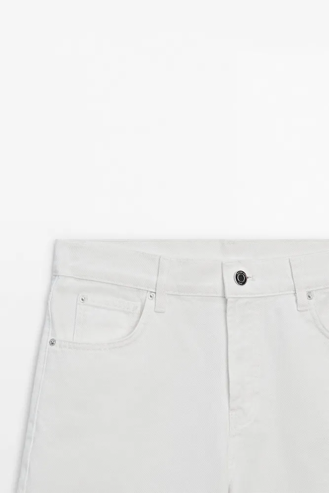 Джинсовые шорты-бермуды MASSIMO DUTTI