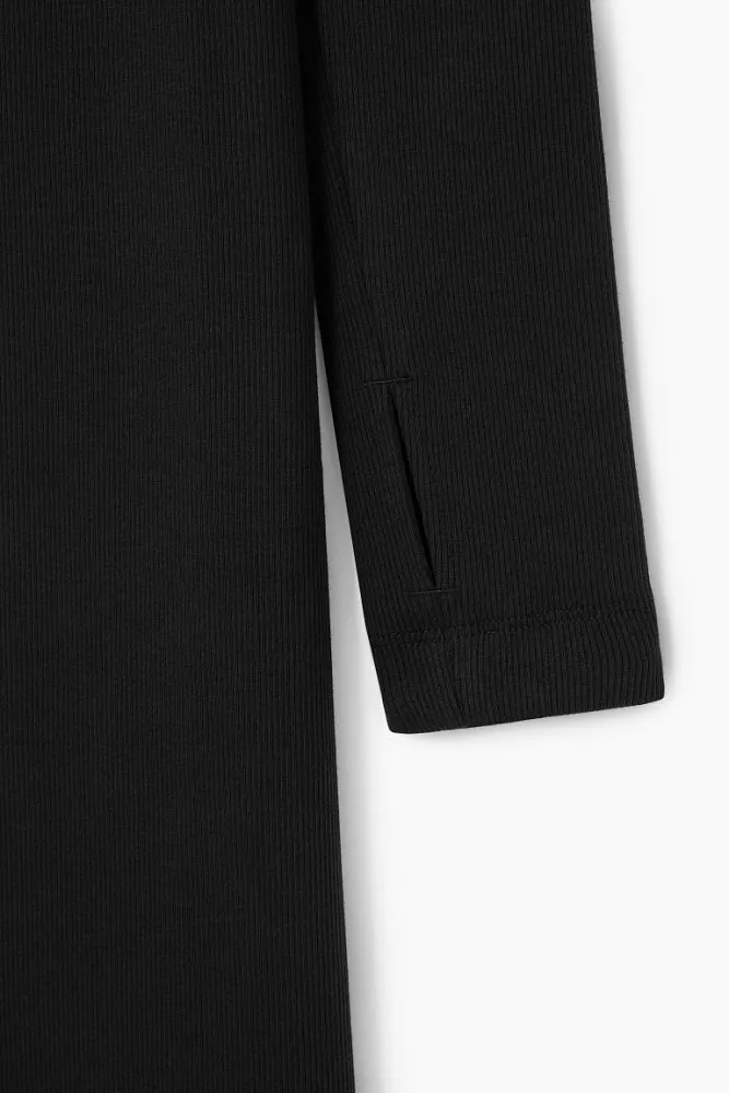 Платье миди в рубчик COS