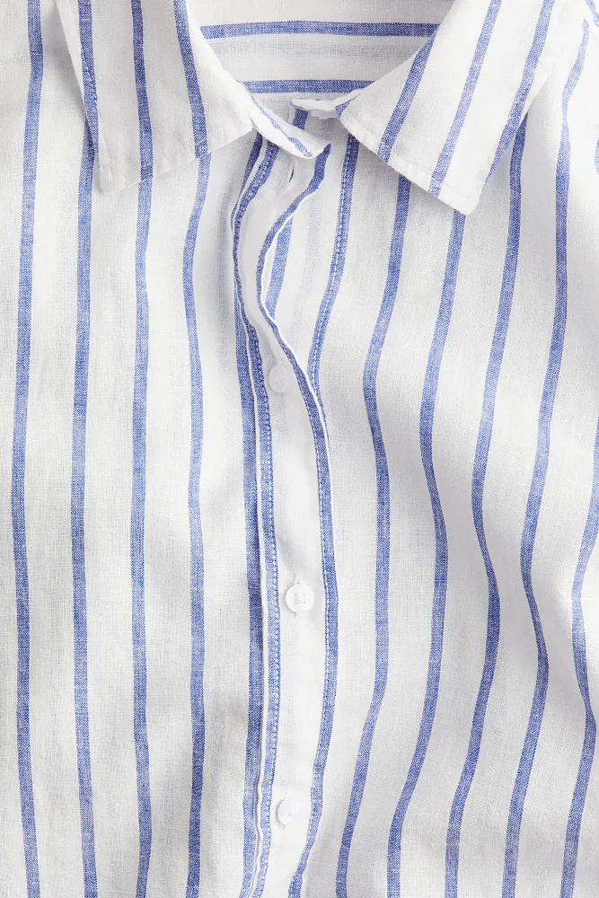 Рубашка из льняной смеси H&M Premium Selection