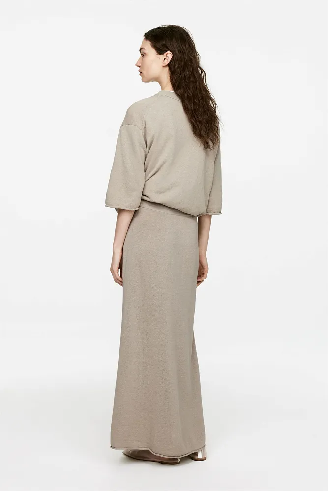 Юбка из льна и хлопка ARKET