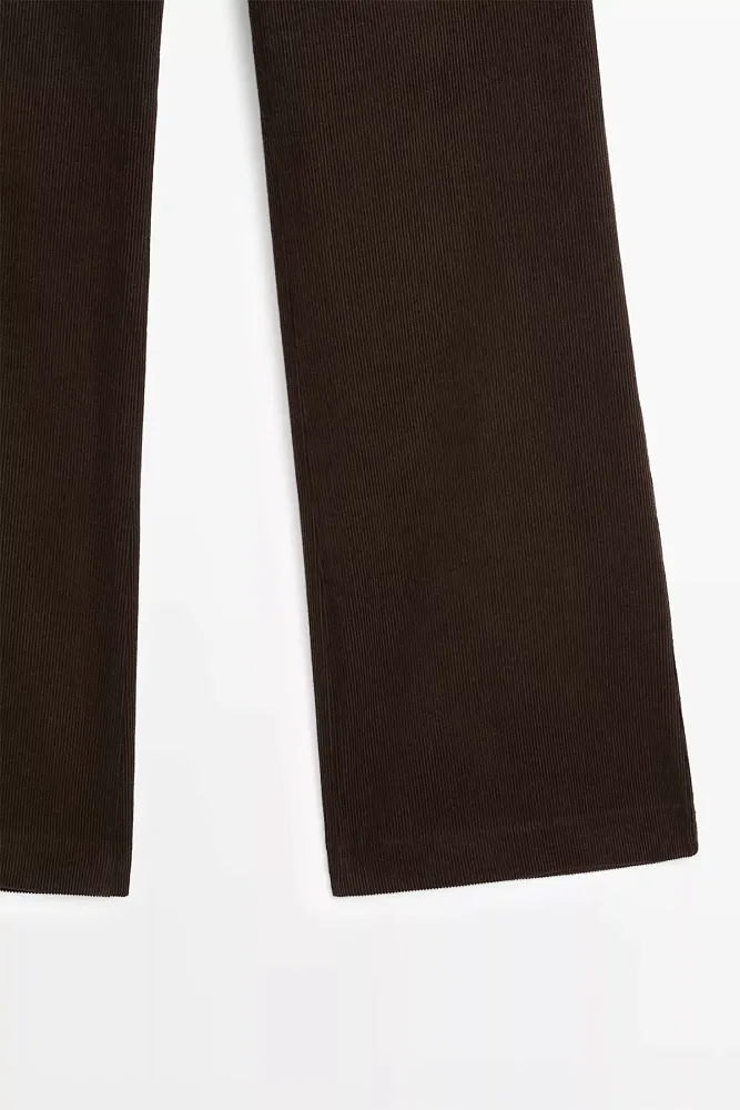 Расклешенные вельветовые брюки MASSIMO DUTTI