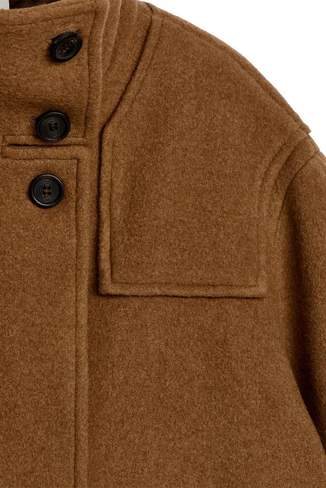 Полупальто из смесовой шерсти ARKET