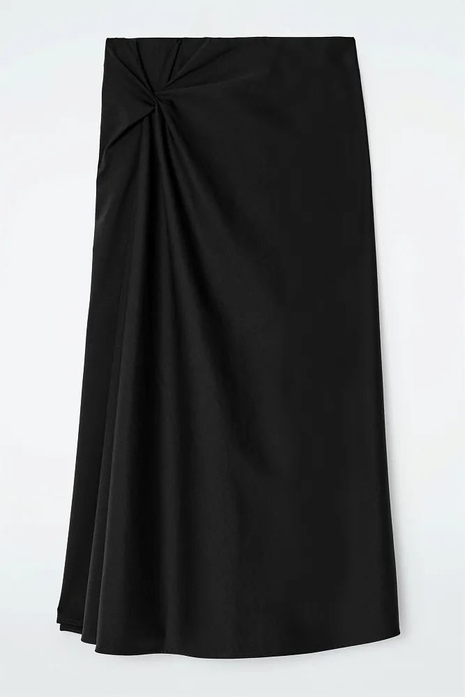 Юбка-миди с кручеными деталями COS