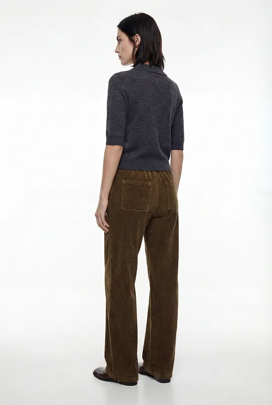 Широкие вельветовые брюки ZARA Широкие вельветовые брюки ZARA