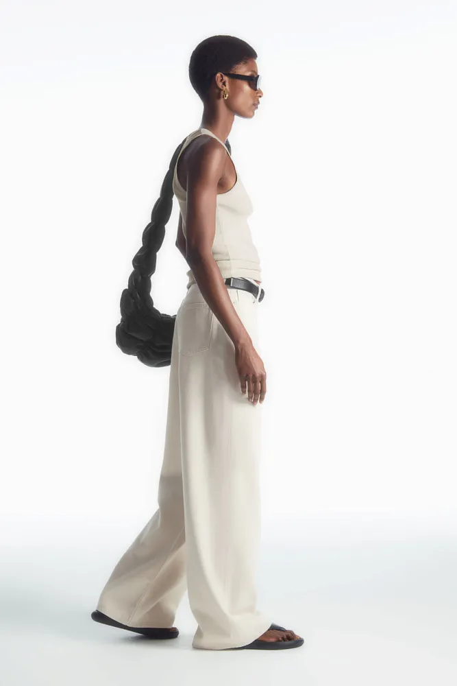 Майка в рубчик COS