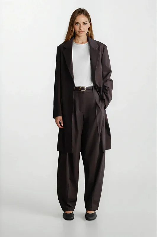 Хлопковые брюки-бочонки Хлопковые брюки-бочонки