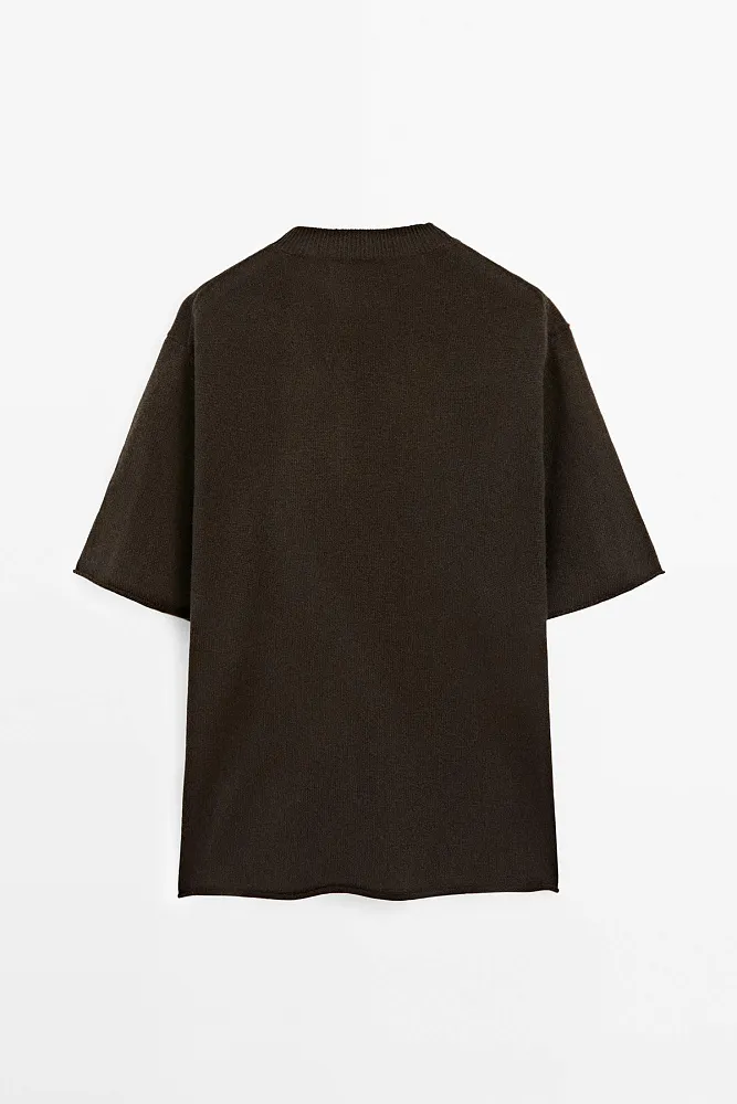 Свободный джемпер из 100% кашемира MASSIMO DUTTI