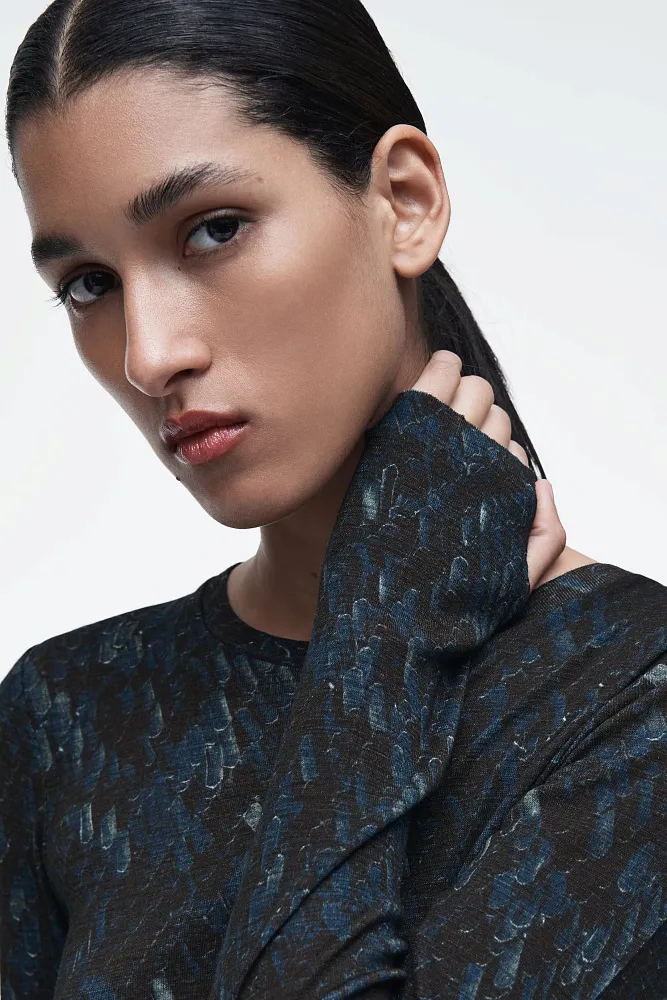 Лонгслив из шерсти мериноса COS