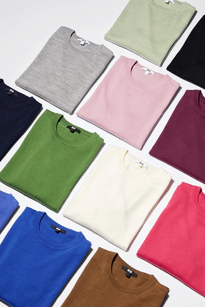 Джемпер из тонкой шерсти мериноса UNIQLO