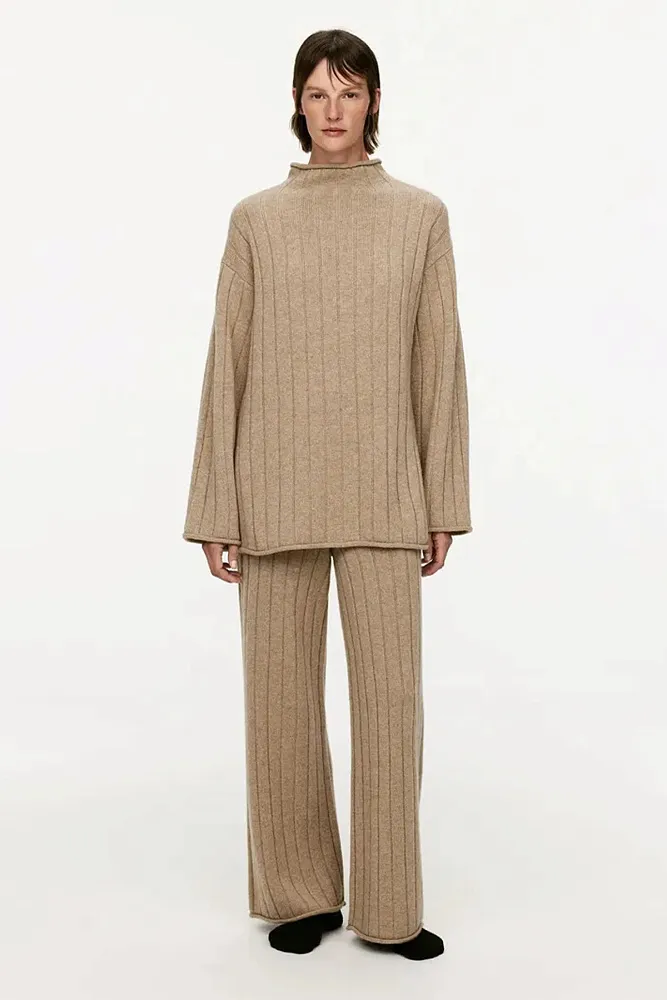 Джемпер в рубчик из кашемира и шерсти ARKET