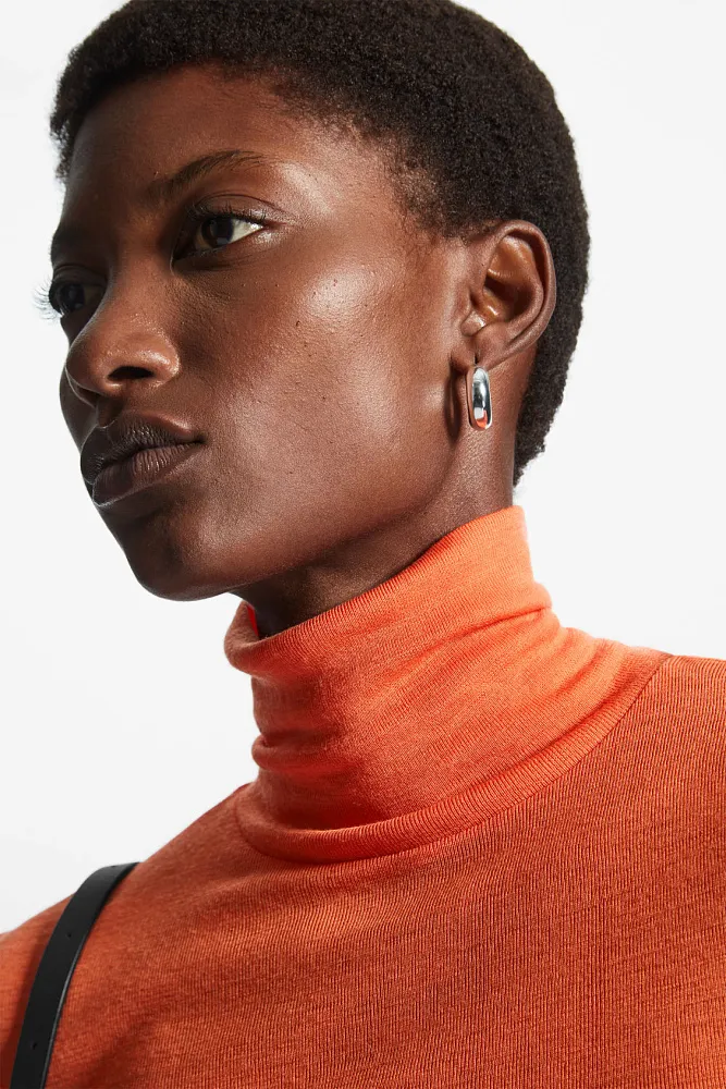 Водолазка из шерсти мериноса COS