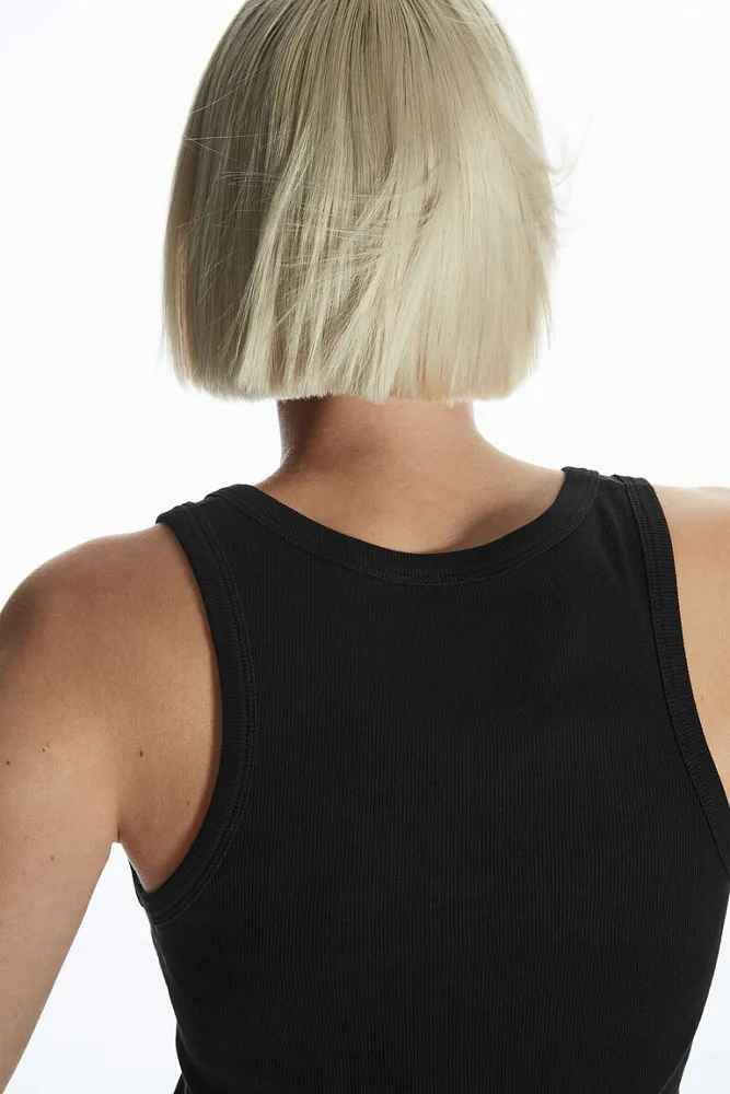 Майка в рубчик COS