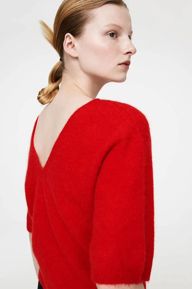 Джемпер из смеси альпаки и шерсти ARKET