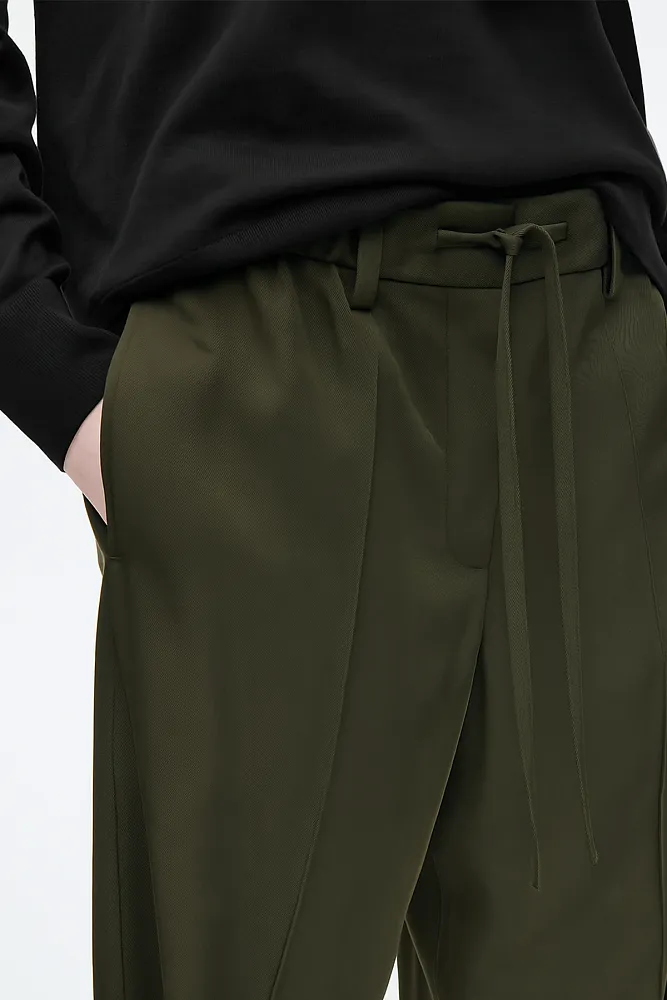 Прямые брюки с завязками COS