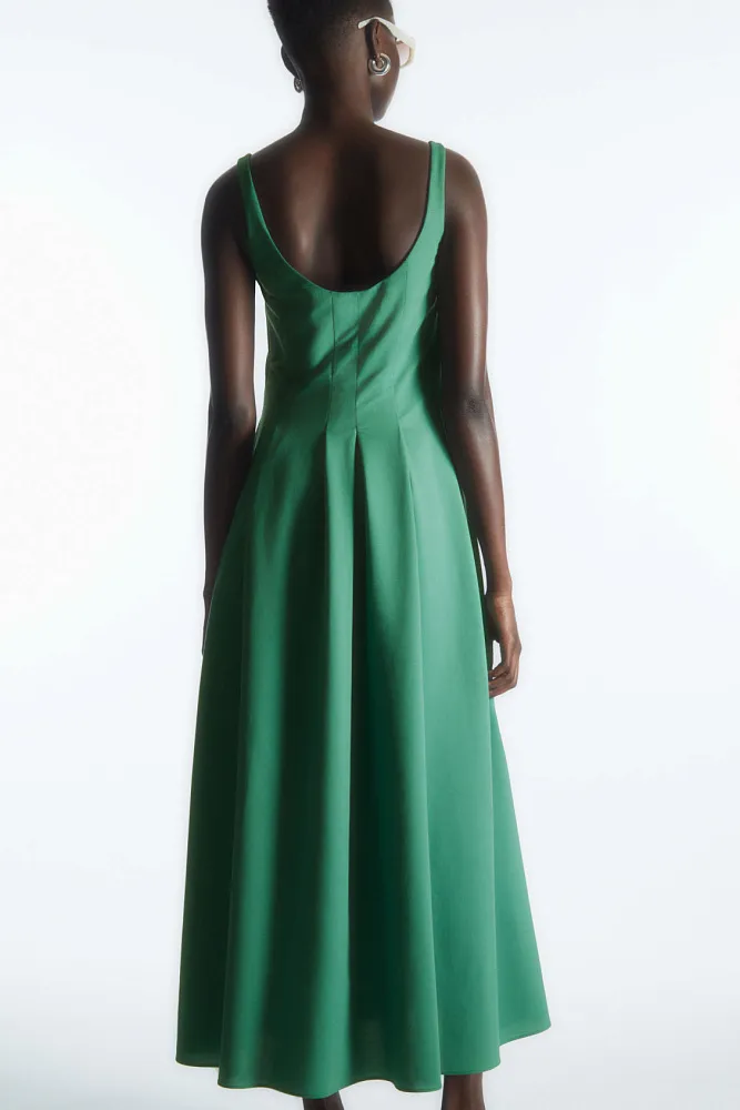 Платье миди из плиссированного джерси COS