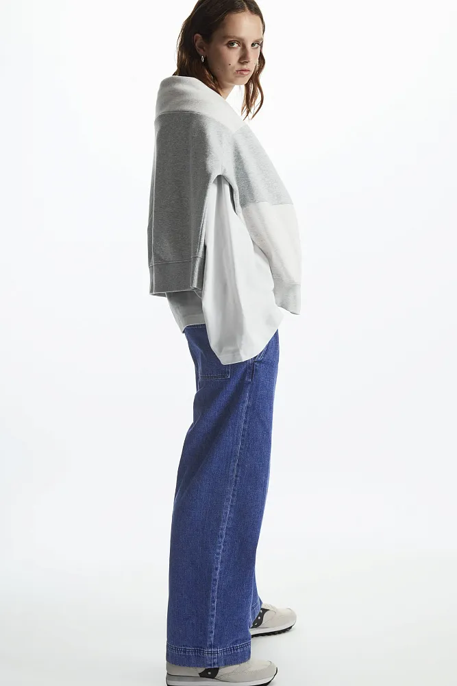 Свободные джинсы с эластичным поясом COS