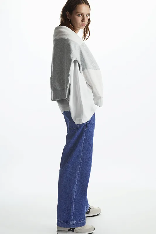 Свободные джинсы с эластичным поясом COS Свободные джинсы с эластичным поясом COS